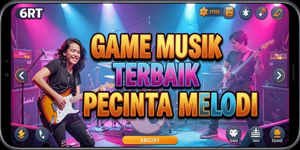 Gameplay seru dan interaktif di 6RT yang penuh musik.