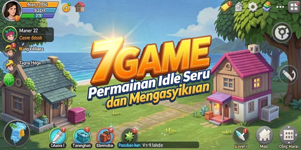 Tampilan gameplay 7GAME yang menarik dan sederhana.