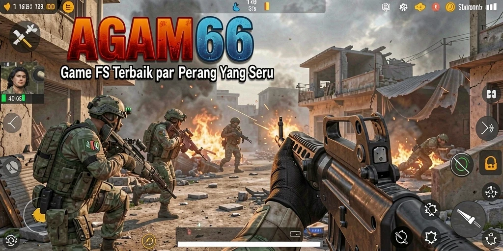 Gameplay intens di AGAM66 dengan aksi tembak-menembak yang seru.