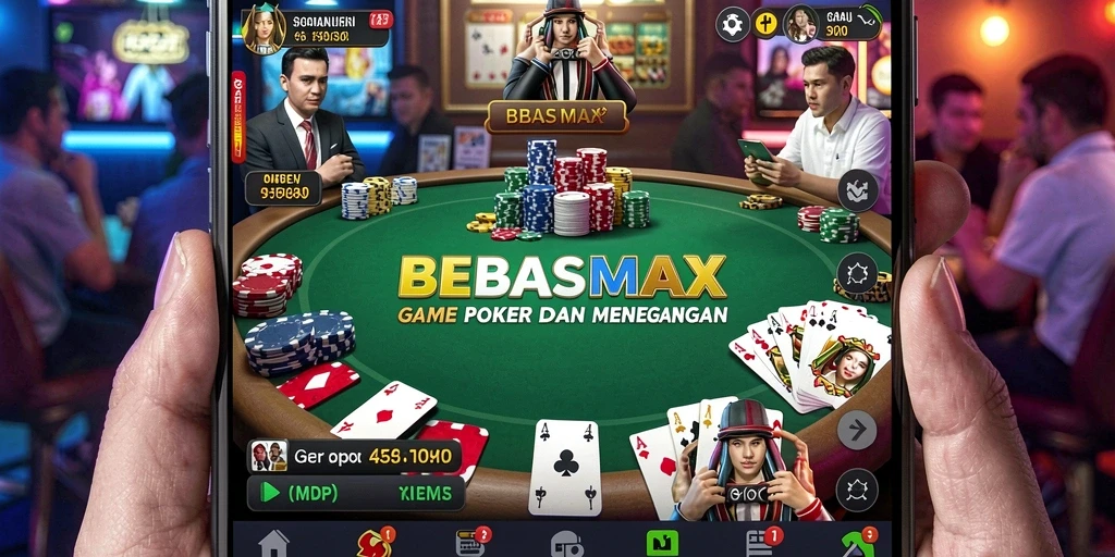 Gameplay menarik dari BEBASMAX menunjukkan keseruan bermain Poker.