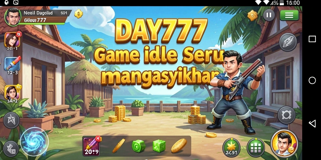 Tampilan gameplay DAY777 yang menarik dan menyenangkan.
