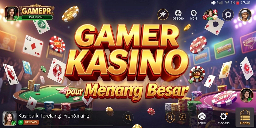 Tampilan gameplay GAMERP yang mendebarkan saat bermain Kasino.