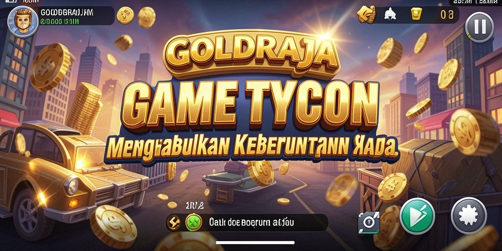 Tangkapan layar menunjukkan gameplay Tycoon yang mendebarkan di GOLDRAJA.