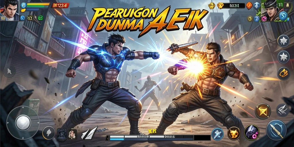 Screenshot gameplay IN1234 menampilkan aksi seru dan karakter yang dinamis.