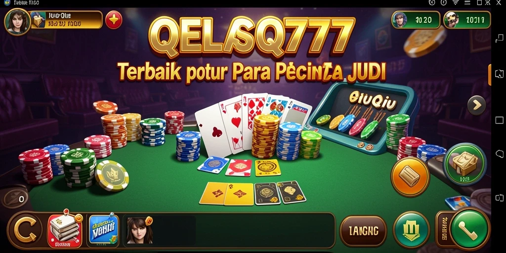 Tampilan gameplay QiuQiu di JELAS777 yang mendebarkan.
