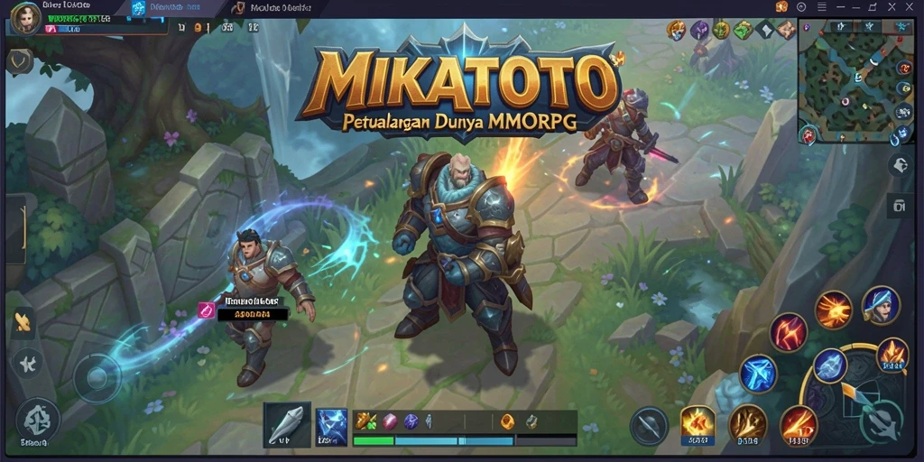 Screenshot MIKATOTO menampilkan aksi seru dalam dunia MMORPG.