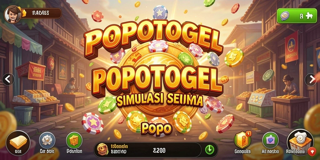 Tangkapan layar gameplay dari POPOTOGEL yang penuh warna dan interaktif.