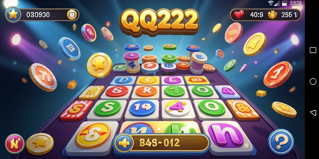 Tampilan gameplay Bingo yang seru dan menarik di QQ222.