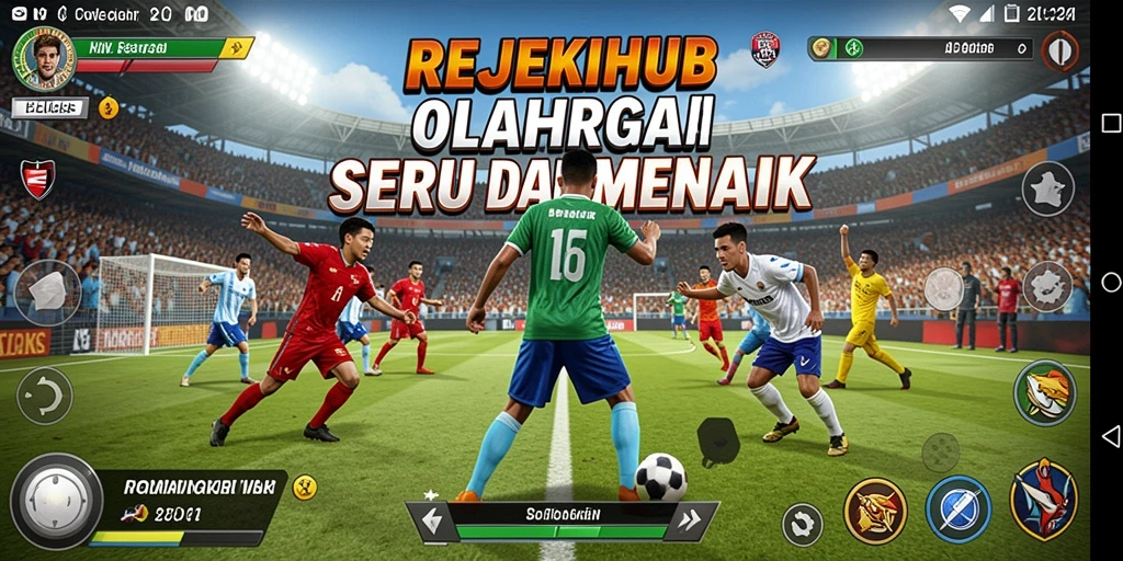 Tampilan seru dari gameplay olahraga di REJEKIHUB.