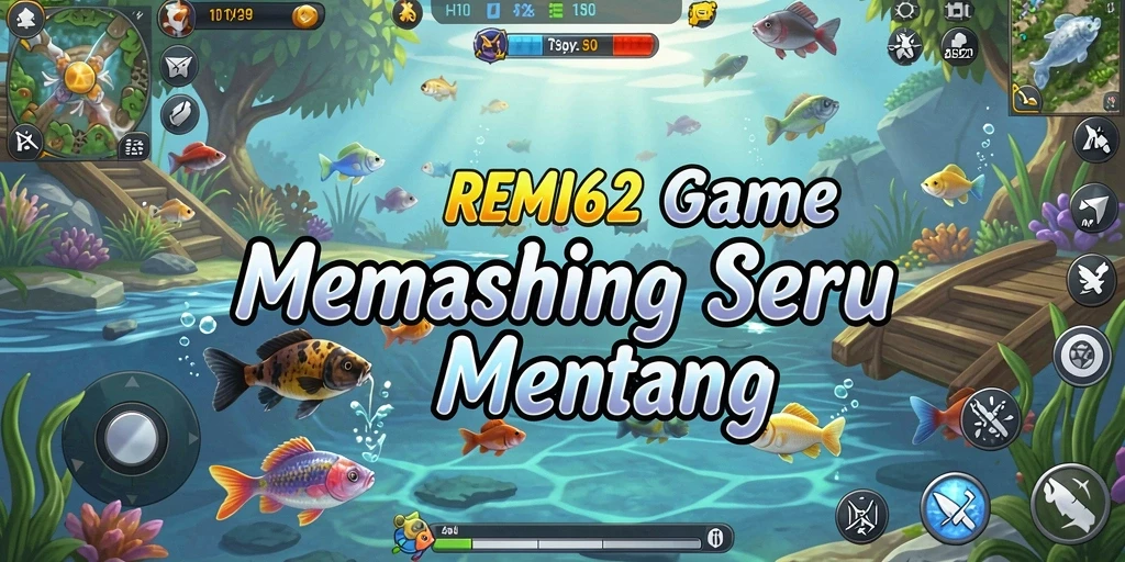 Tampilan gameplay menarik dari REMI62 saat memancing.