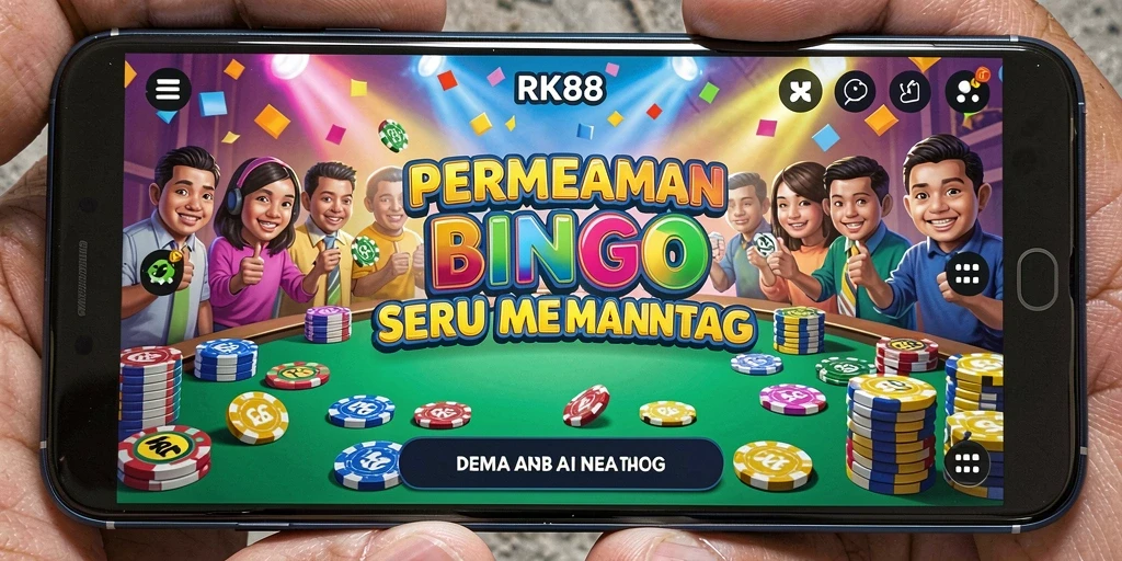 Screenshot utama RK88 menampilkan gameplay seru Bingo yang menarik.