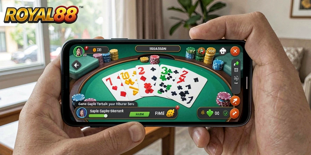 Screenshot gameplay ROYAL88 yang menarik dengan pemain bersaing.