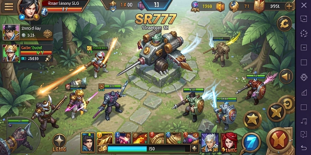 Gameplay SR777 yang menarik dan dinamis dalam strategi SLG.