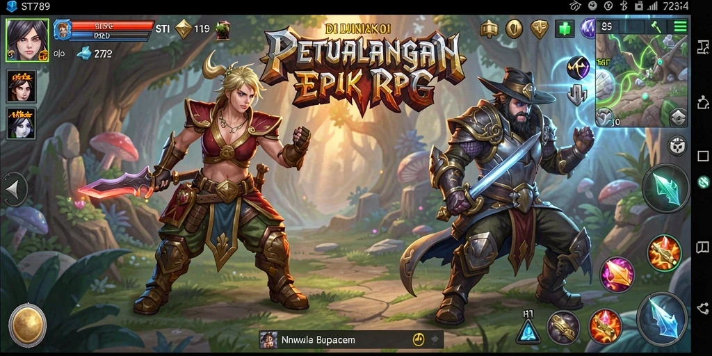 Gameplay menarik ST789 menampilkan petualangan mendebarkan dalam dunia RPG.