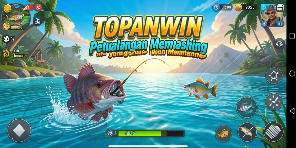 Tangkapan ikan yang menakjubkan dalam gameplay TOPANWIN.