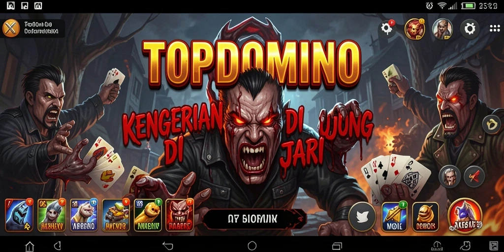 Screenshot utama menunjukkan momen menegangkan di dalam permainan Horror.