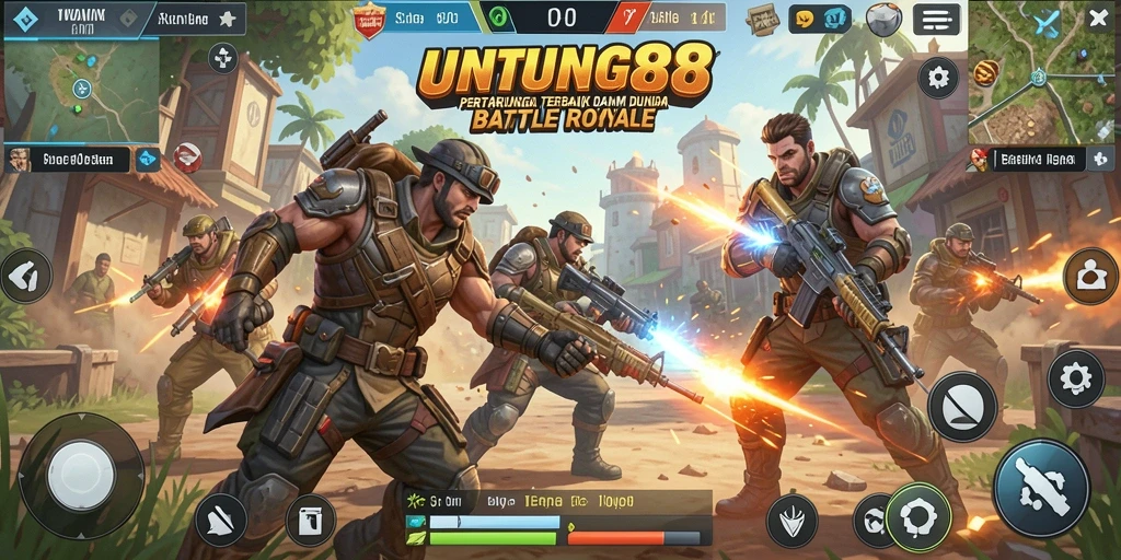 Tangkapan layar gameplay menarik dari UNTUNG88 dalam aksi Battle Royale.