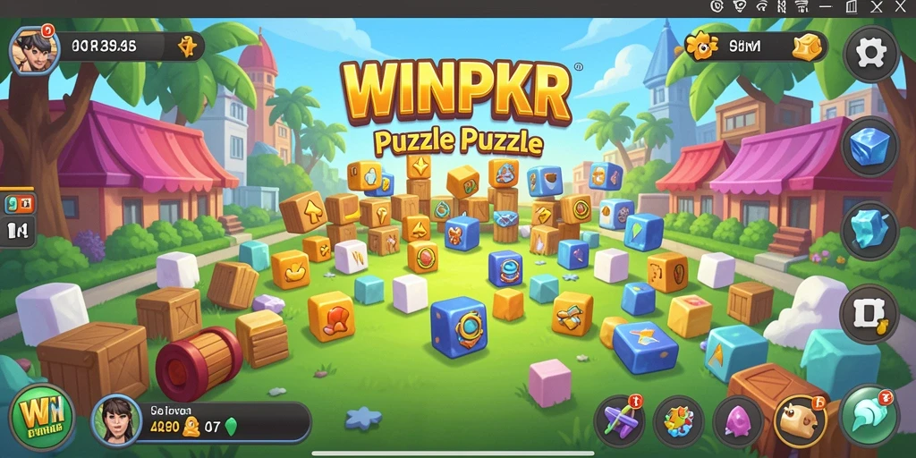 Screenshot gameplay yang menarik dari <strong>WINPKR</strong>, menunjukkan berbagai teka-teki yang menantang.