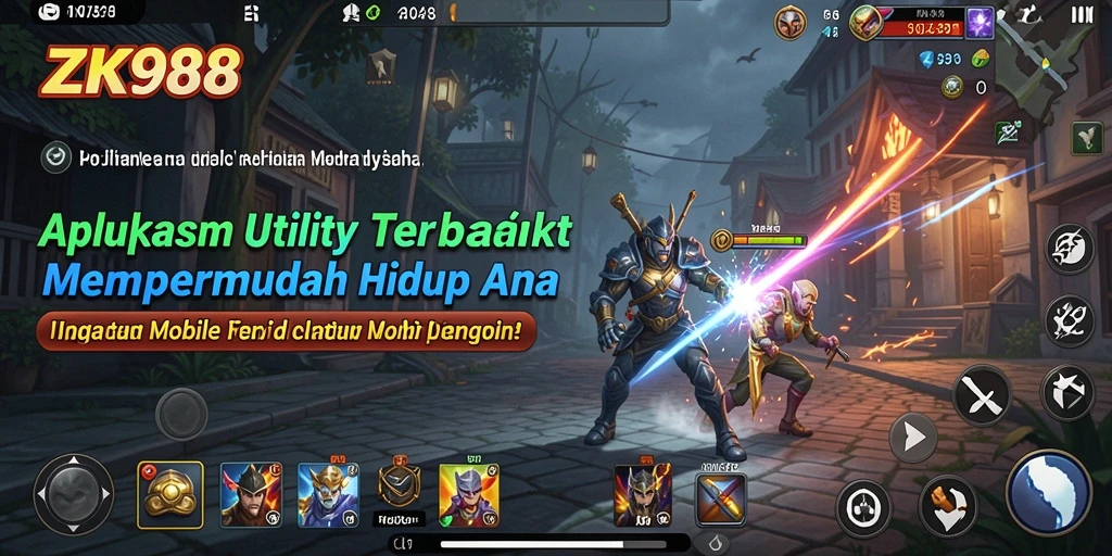 Tampilan antarmuka utama ZK988 yang intuitif dan user-friendly.